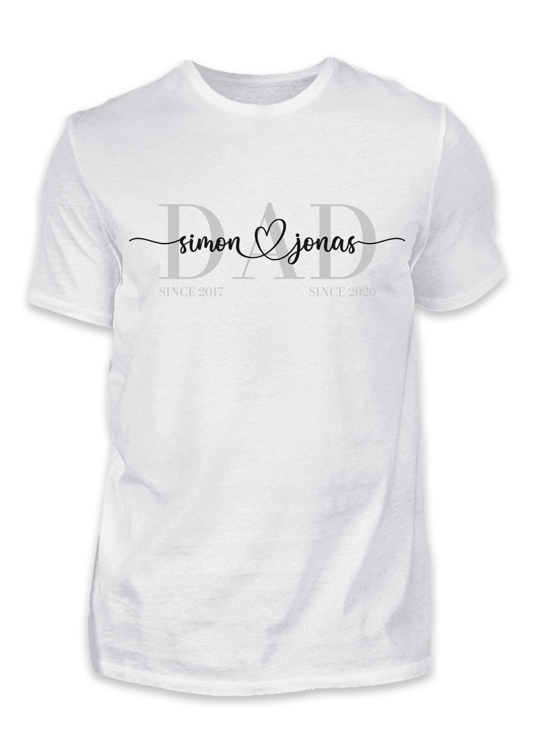 Personalisiertes T-Shirt "Dad" famwalls