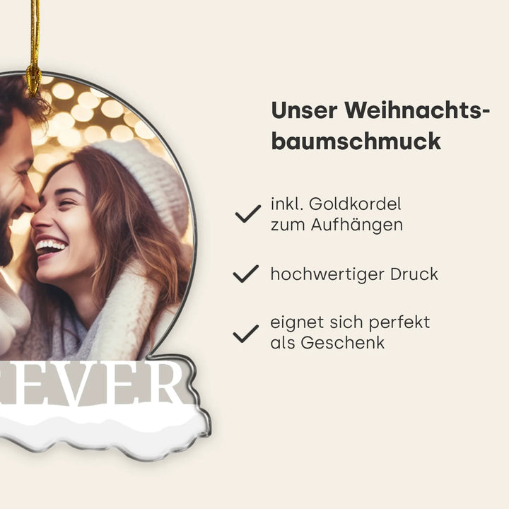 ''Forever Foto'' Weihnachtsanhänger famwalls