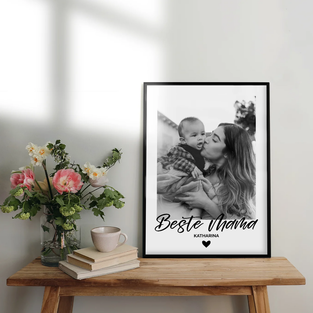 Fotoposter "Beste Mama" famwalls