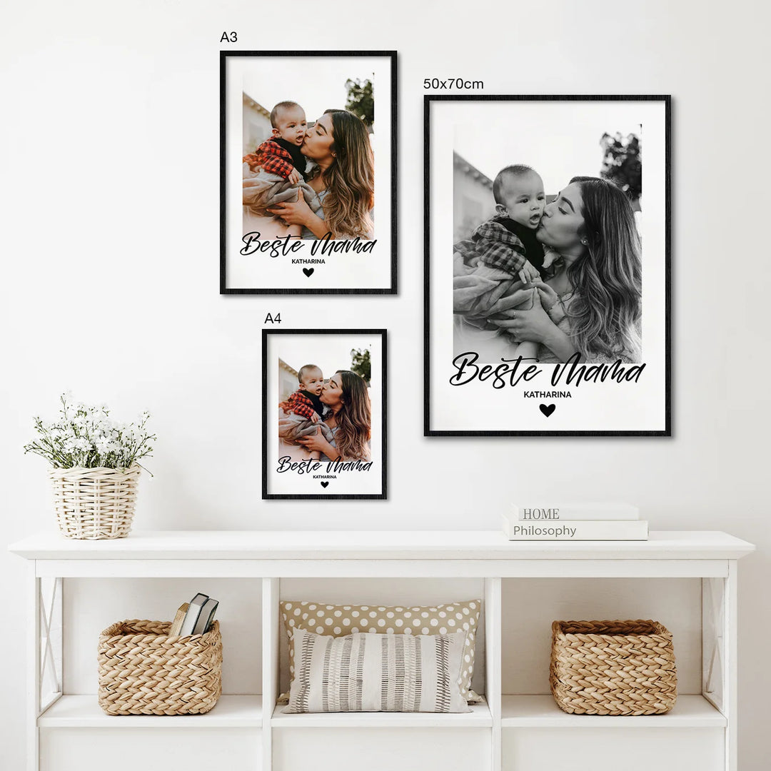 Fotoposter "Beste Mama" famwalls