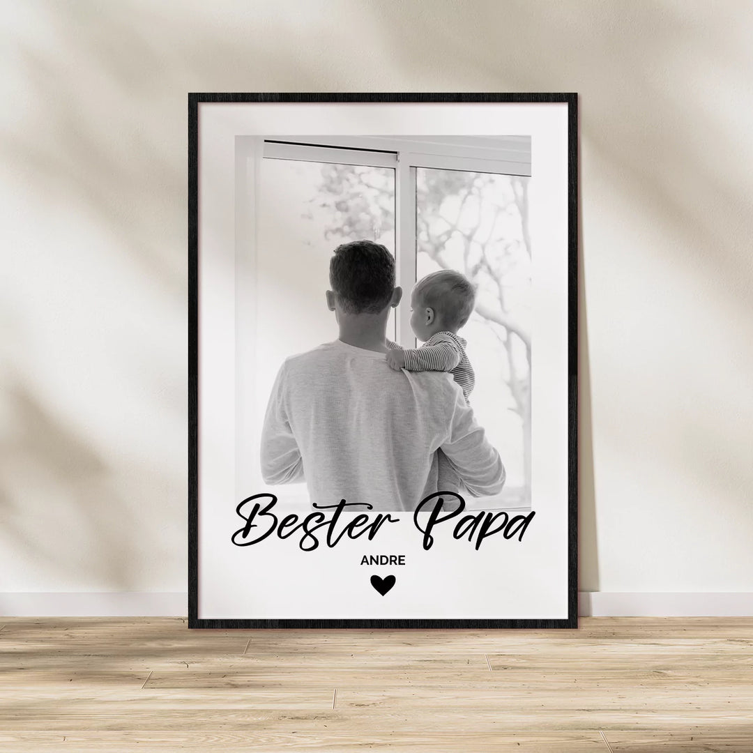 Fotoposter "Bester Papa" famwalls