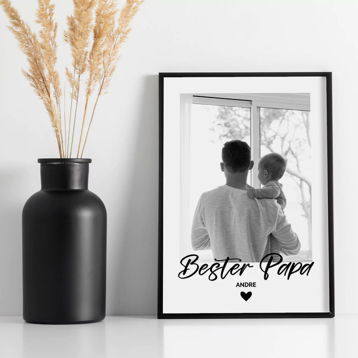 Fotoposter "Bester Papa" famwalls