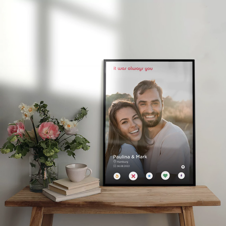 Fotoposter "Dating-App" famwalls