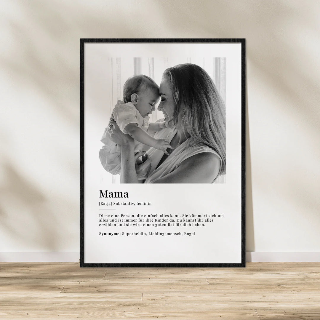 Fotoposter "Mama Definition" famwalls