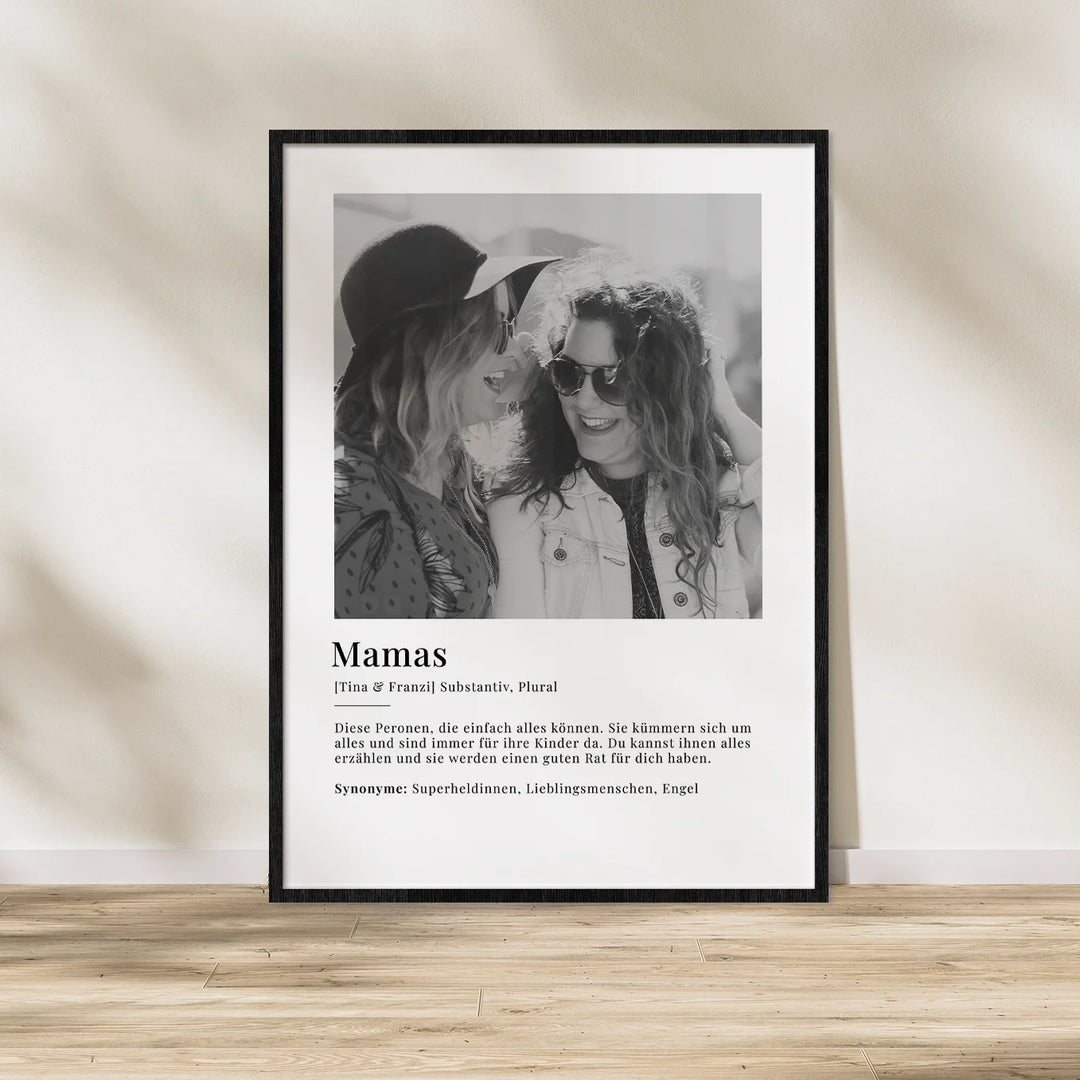 Fotoposter "Mamas Definition" famwalls