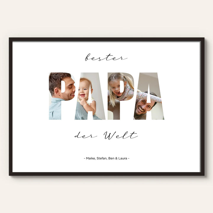 Fotoposter "Papa Wort" famwalls