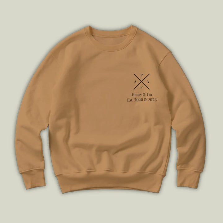 Personalisierter Sweater "PAPA"