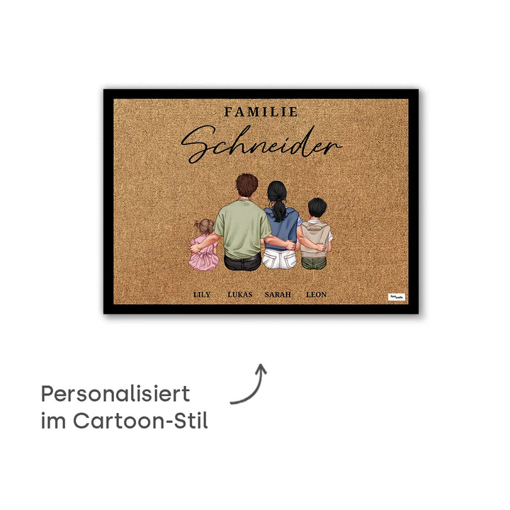 Paillasson personnalisé "Famille"