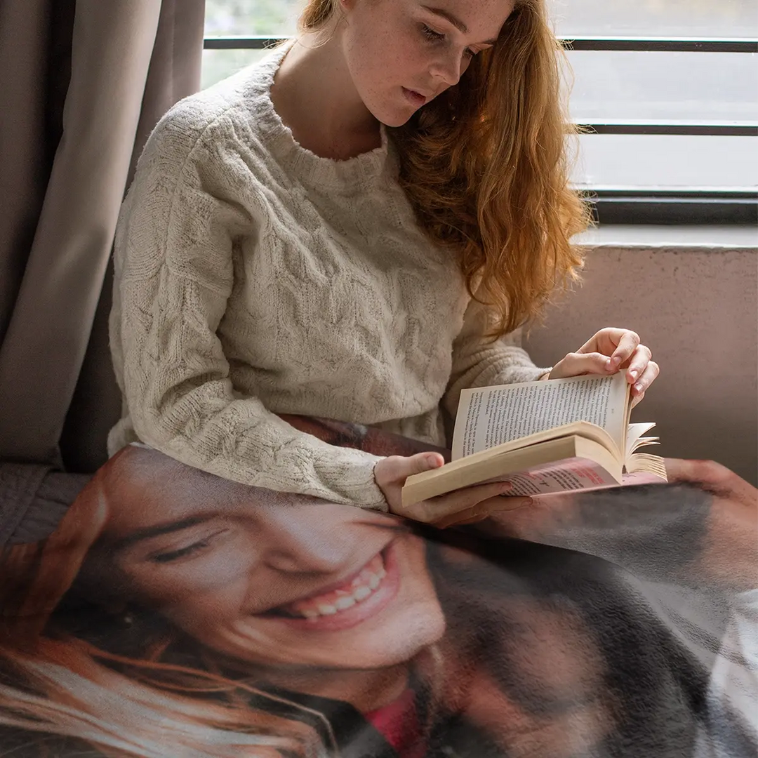 Personalisierte Kuscheldecke ''Euer Foto & Text'' famwalls