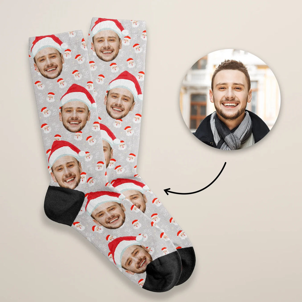 Personalisierte Socken "Weihnachten" mit Foto famwalls