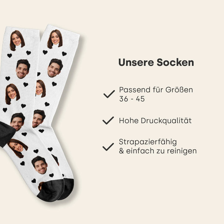 Chaussettes personnalisées avec photo