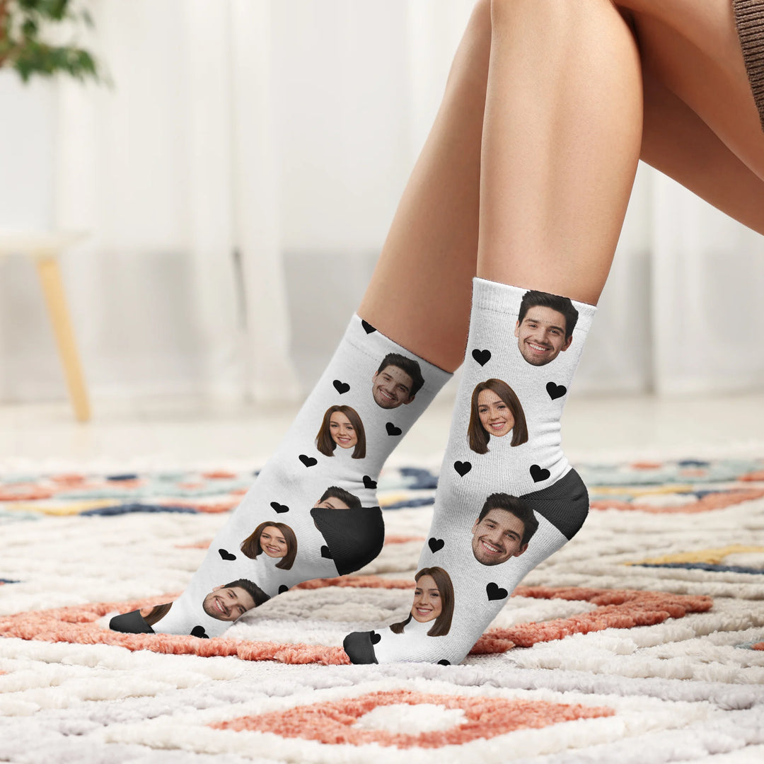 Chaussettes personnalisées avec photo