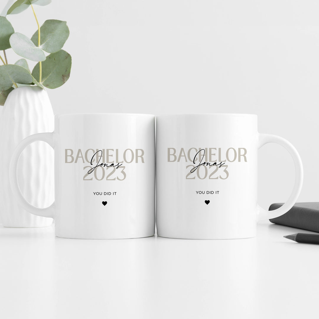 Personalisierte Tasse "Bachelor" famwalls