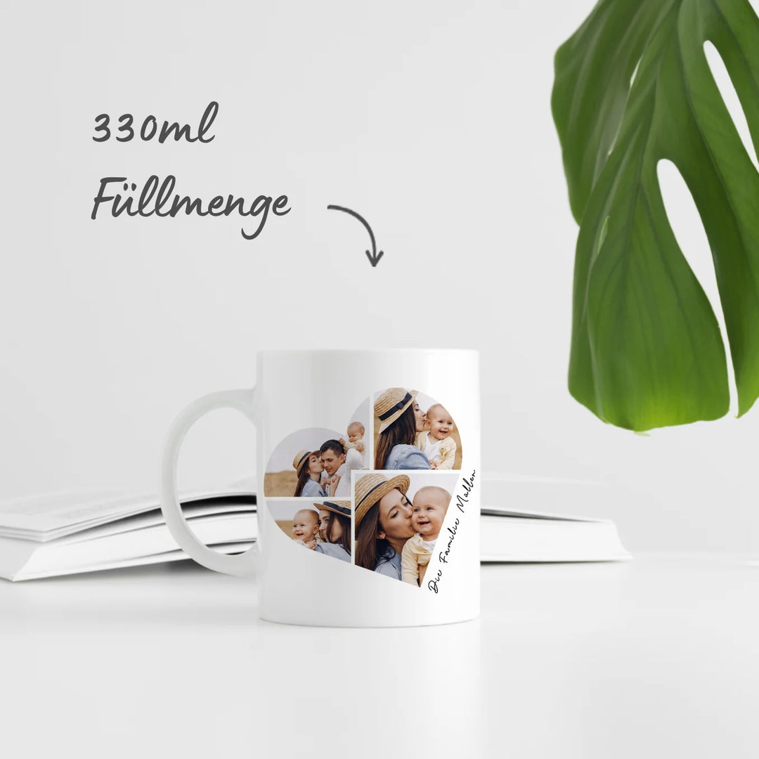 Personalisierte Tasse "Mama Herz" famwalls