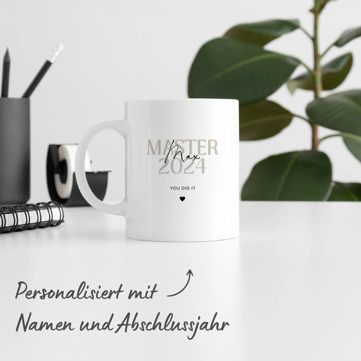 Personalisierte Tasse "Master" famwalls