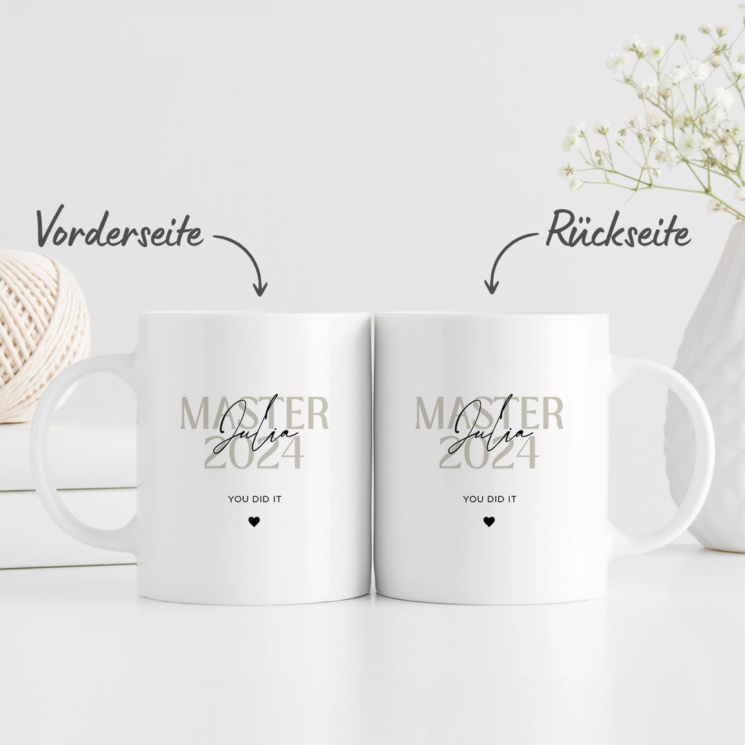 Personalisierte Tasse "Master" famwalls