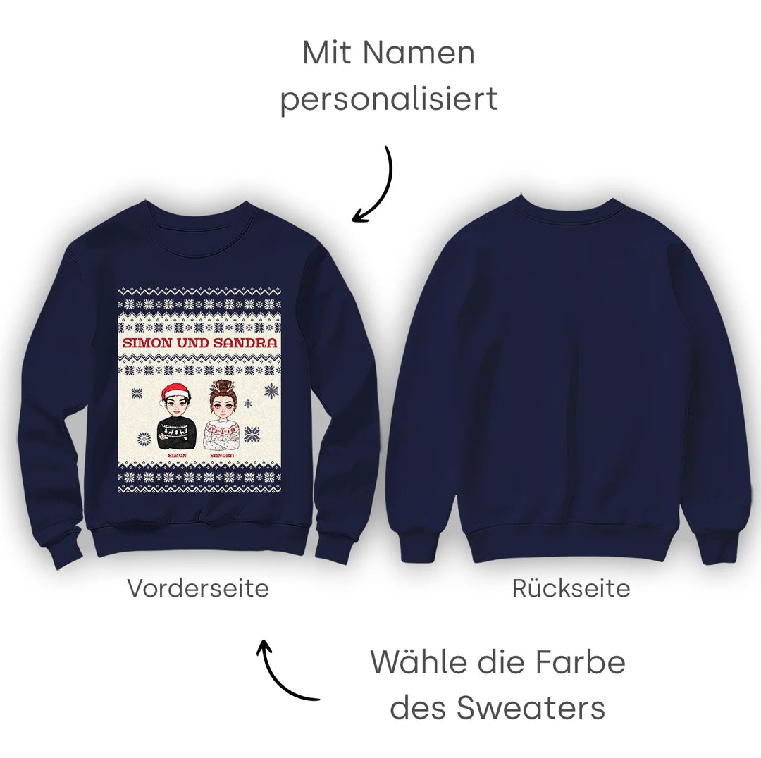 Pull de Noël personnalisé "Cartoon"