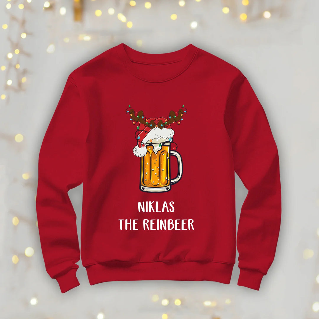 Personalisierter Christmas Sweater "Reinbeer" famwalls