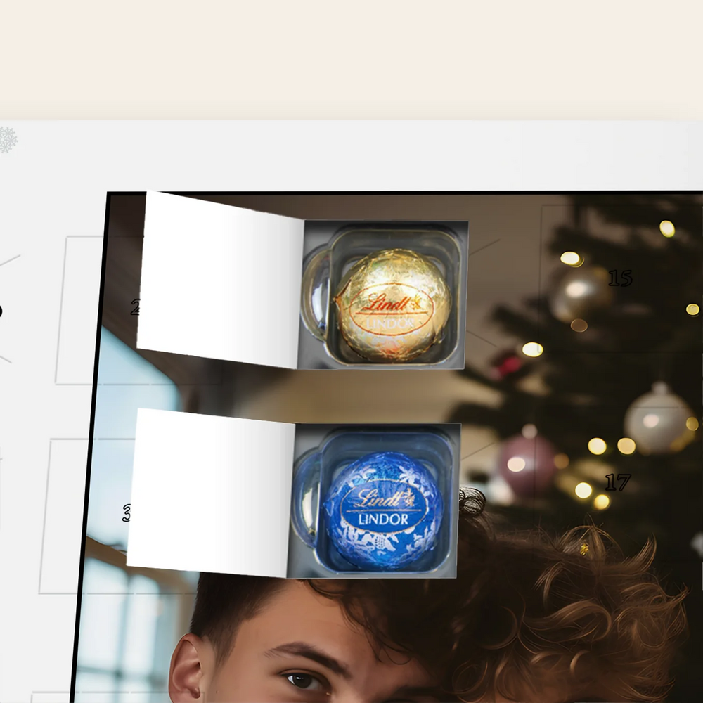 Personalisierter Lindt Adventskalender "Bruder" famwalls