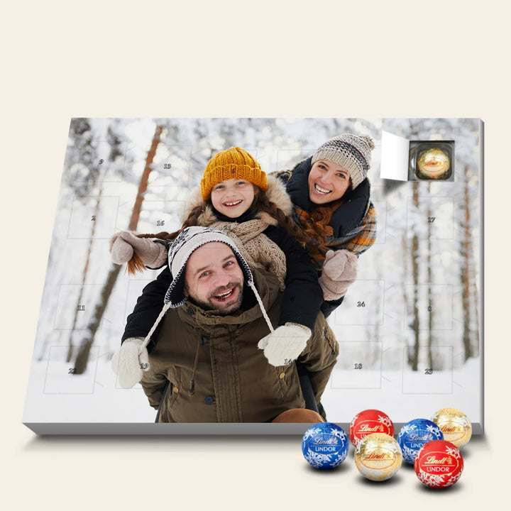 Personalisierter Lindt Adventskalender "Foto" famwalls