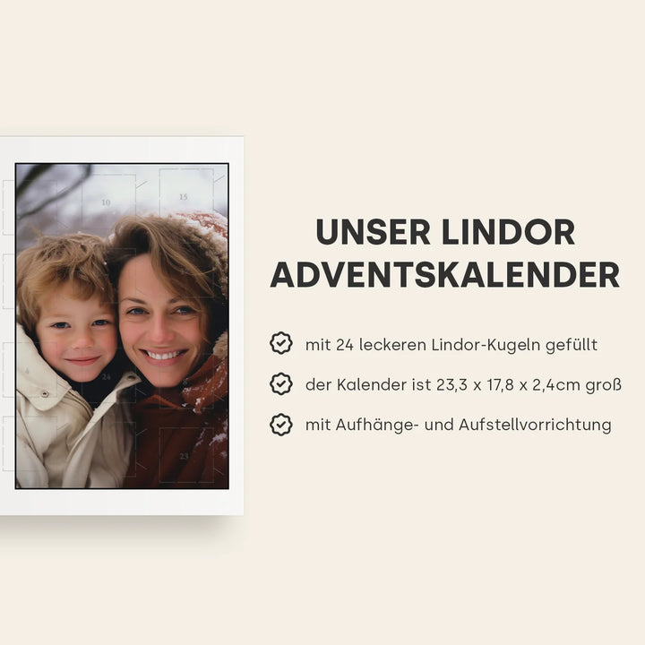 Personalisierter Lindt Adventskalender "Mama" famwalls