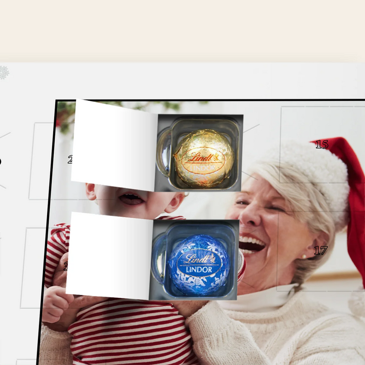 Personalisierter Lindt Adventskalender "Oma" famwalls