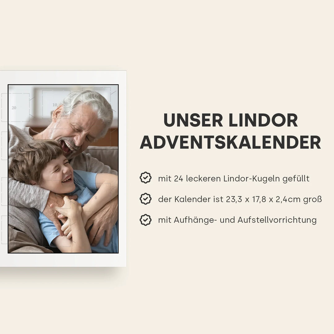 Personalisierter Lindt Adventskalender "Opa" famwalls