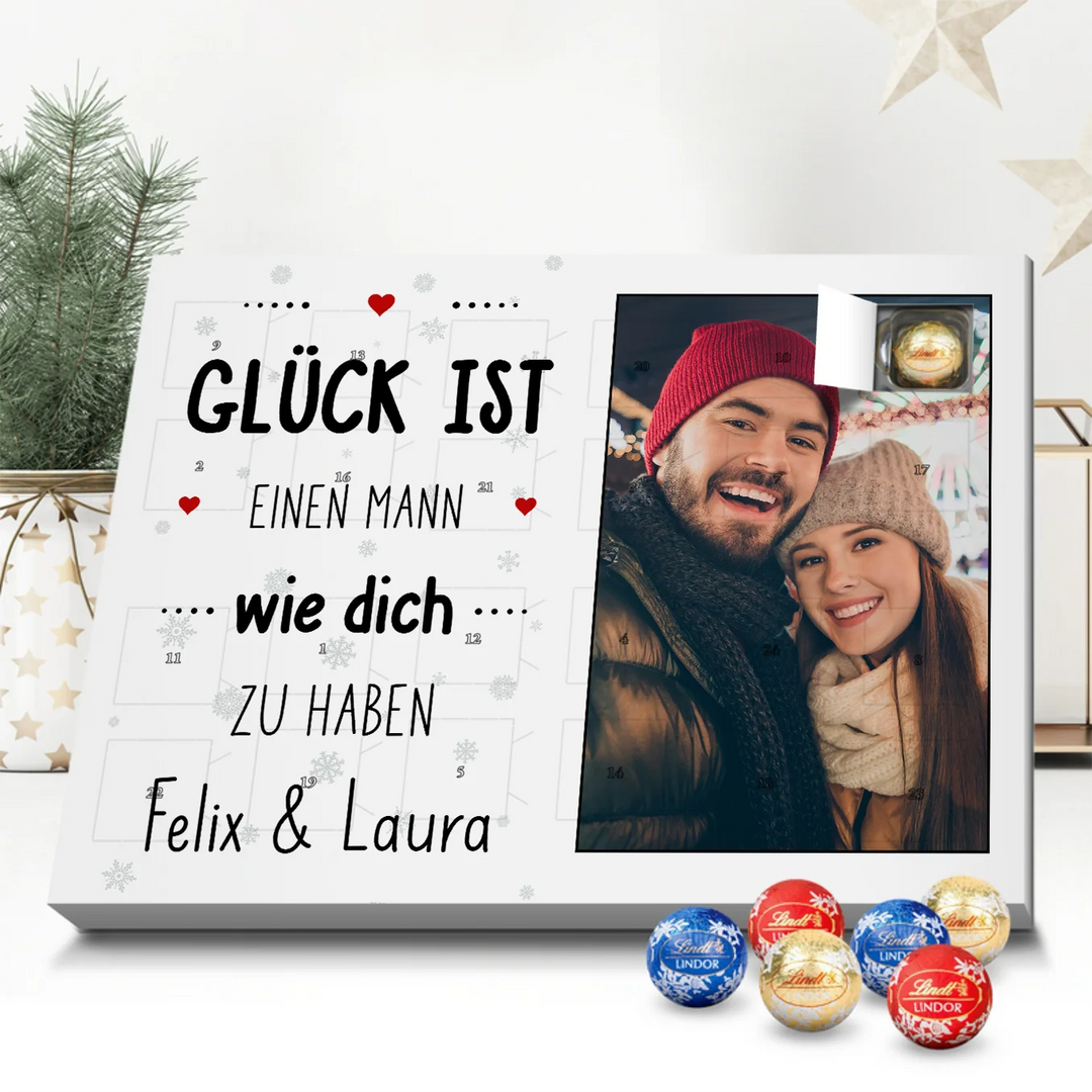 Personalisierter Lindt Adventskalender "Partner" famwalls