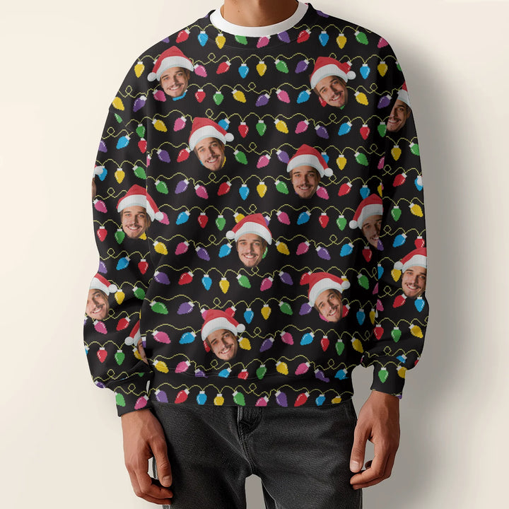 Personalisierter Ugly Christmas Sweater "Dein Foto" famwalls