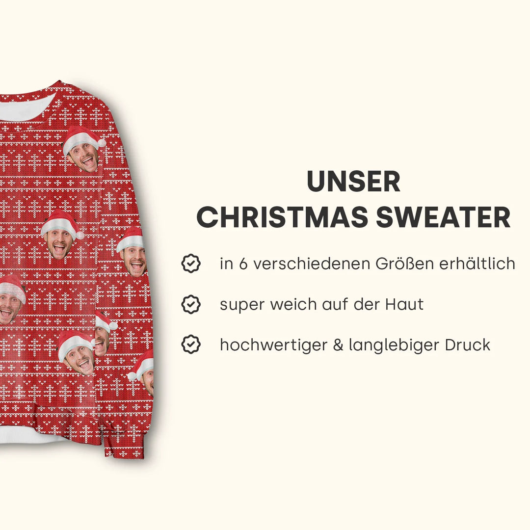 Personalisierter Ugly Christmas Sweater "Scandi" famwalls