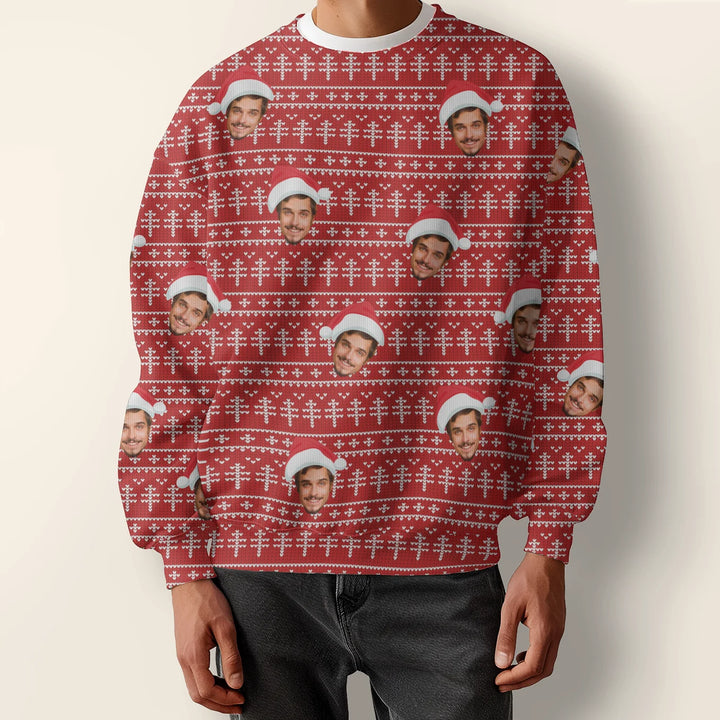 Personalisierter Ugly Christmas Sweater "Scandi" famwalls