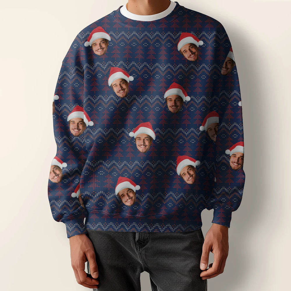 Personalisierter Ugly Christmas Sweater "Tannenbaum" famwalls