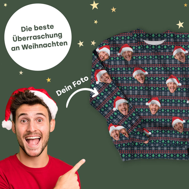 Personalisierter Ugly Christmas Sweater "Weihnachten" famwalls