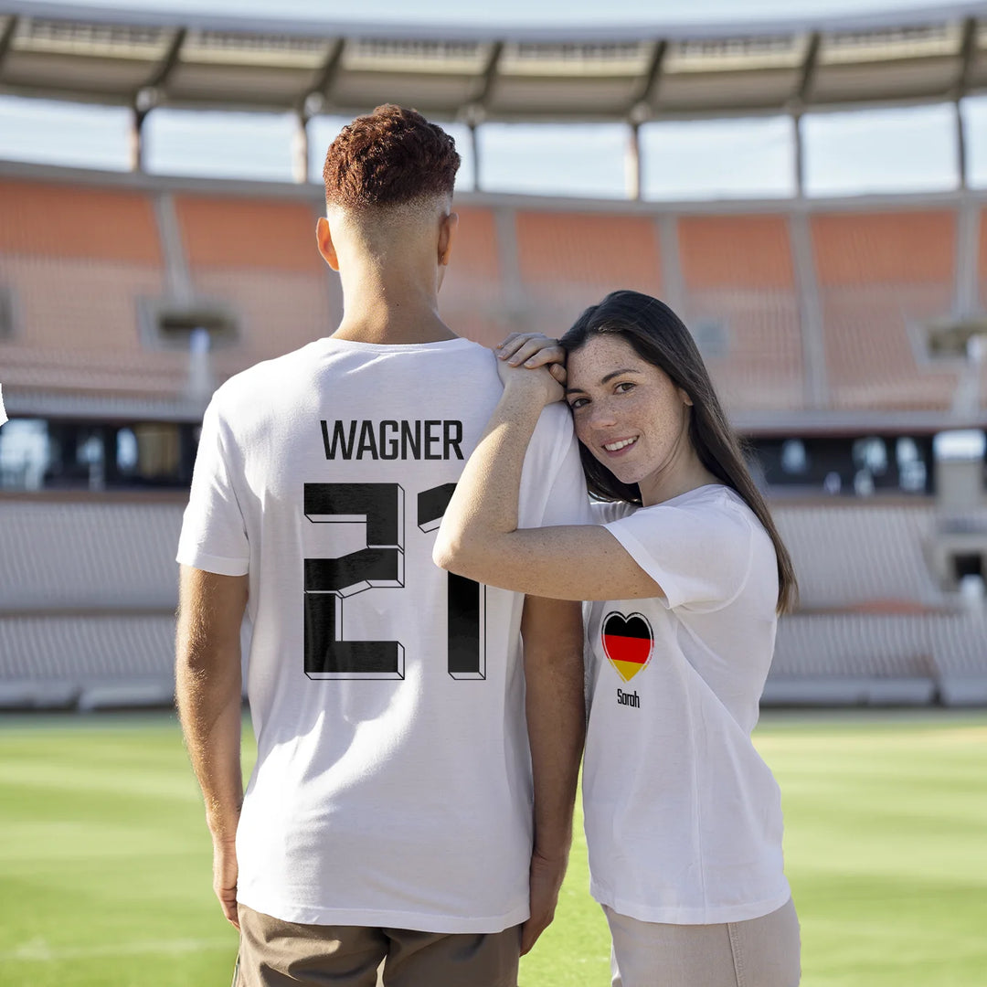 Personalisiertes Fußball-Shirt "Europameisterschaft" famwalls