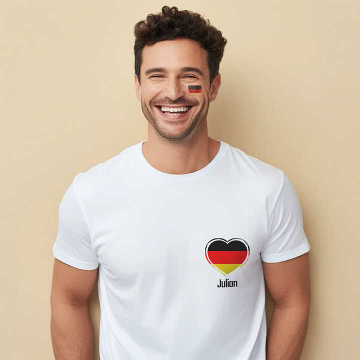 Personalisiertes Fußball-Shirt "Europameisterschaft" famwalls