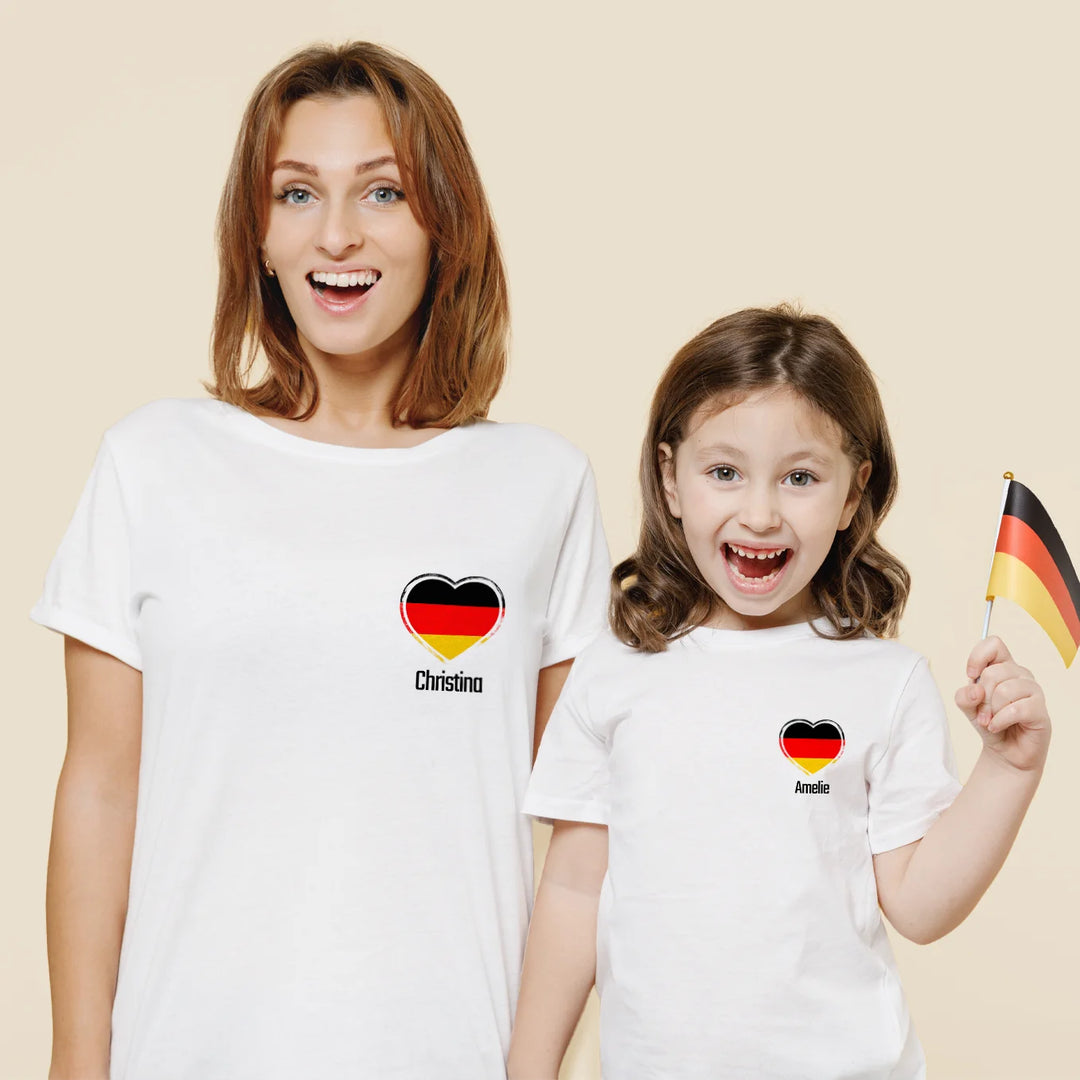 Personalisiertes Fußball-Shirt "Europameisterschaft" famwalls