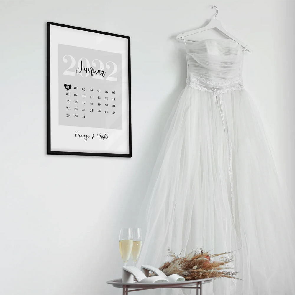 Personalisiertes Hochzeitsposter "Our Special Date" famwalls