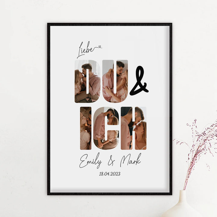 Personalisiertes Poster "Du & Ich" - famwalls