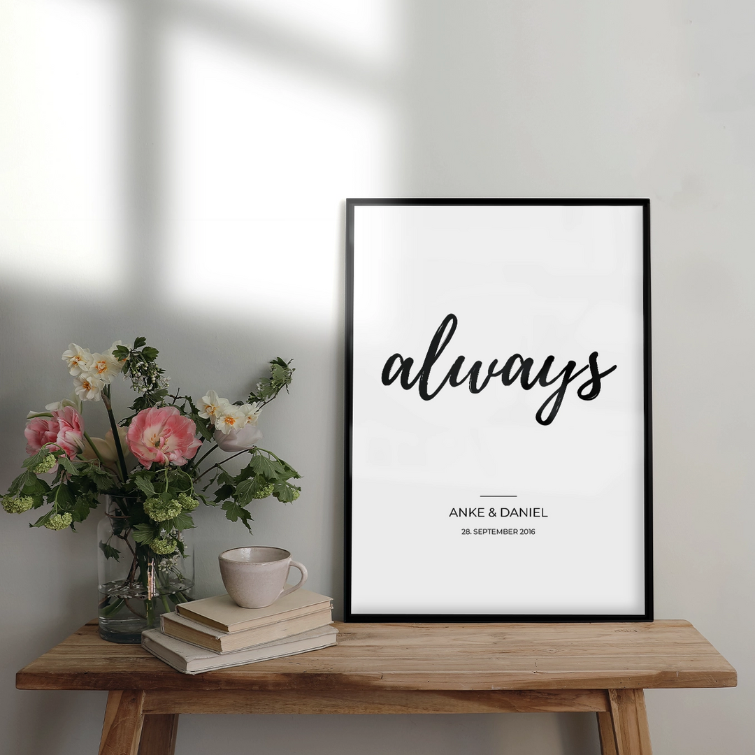 Poster "Always" famwalls