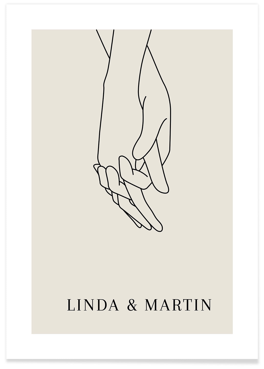 Poster "Holding Hands" famwalls