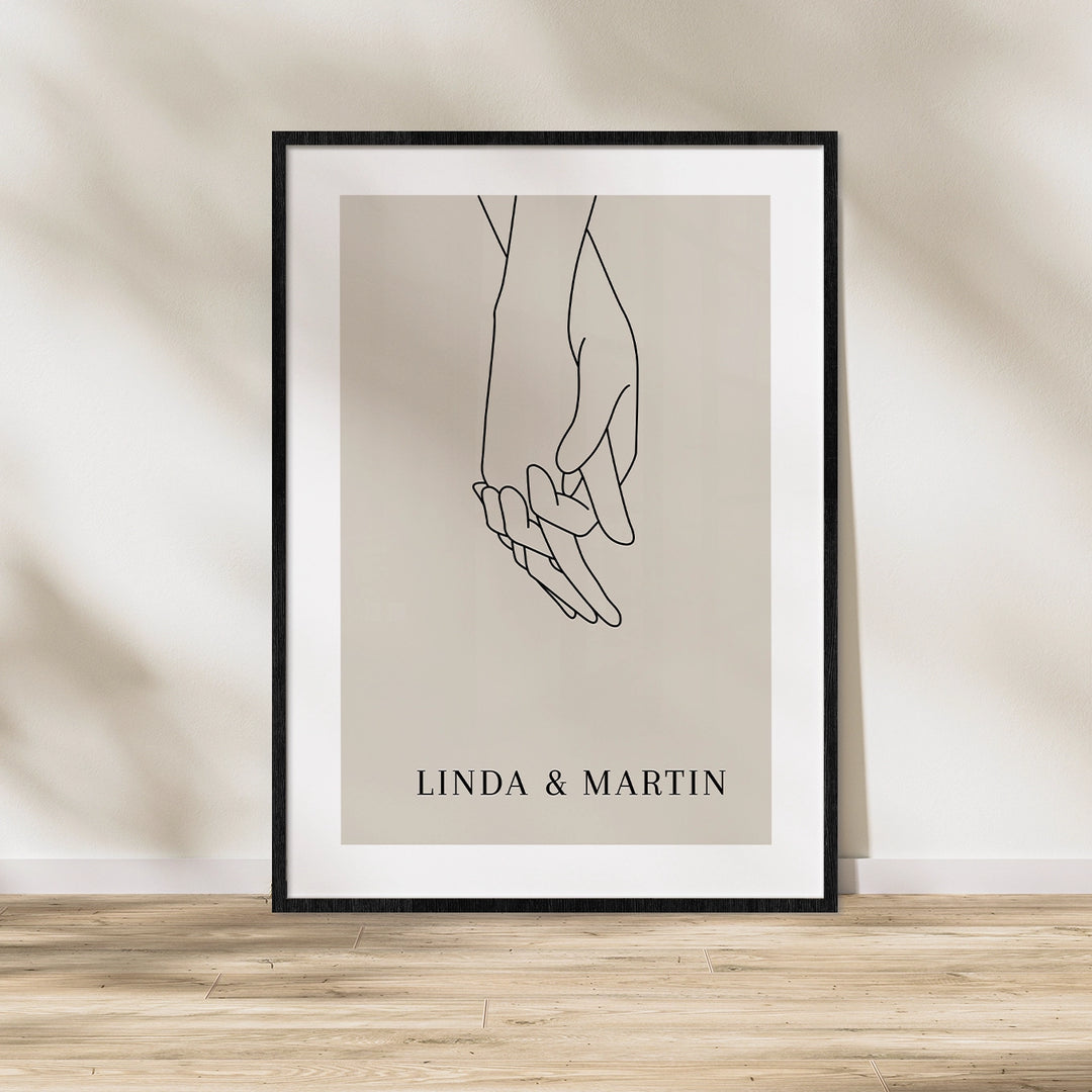 Poster "Holding Hands" famwalls