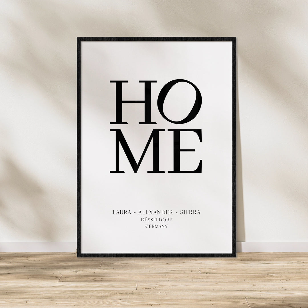 Poster "Home O" famwalls