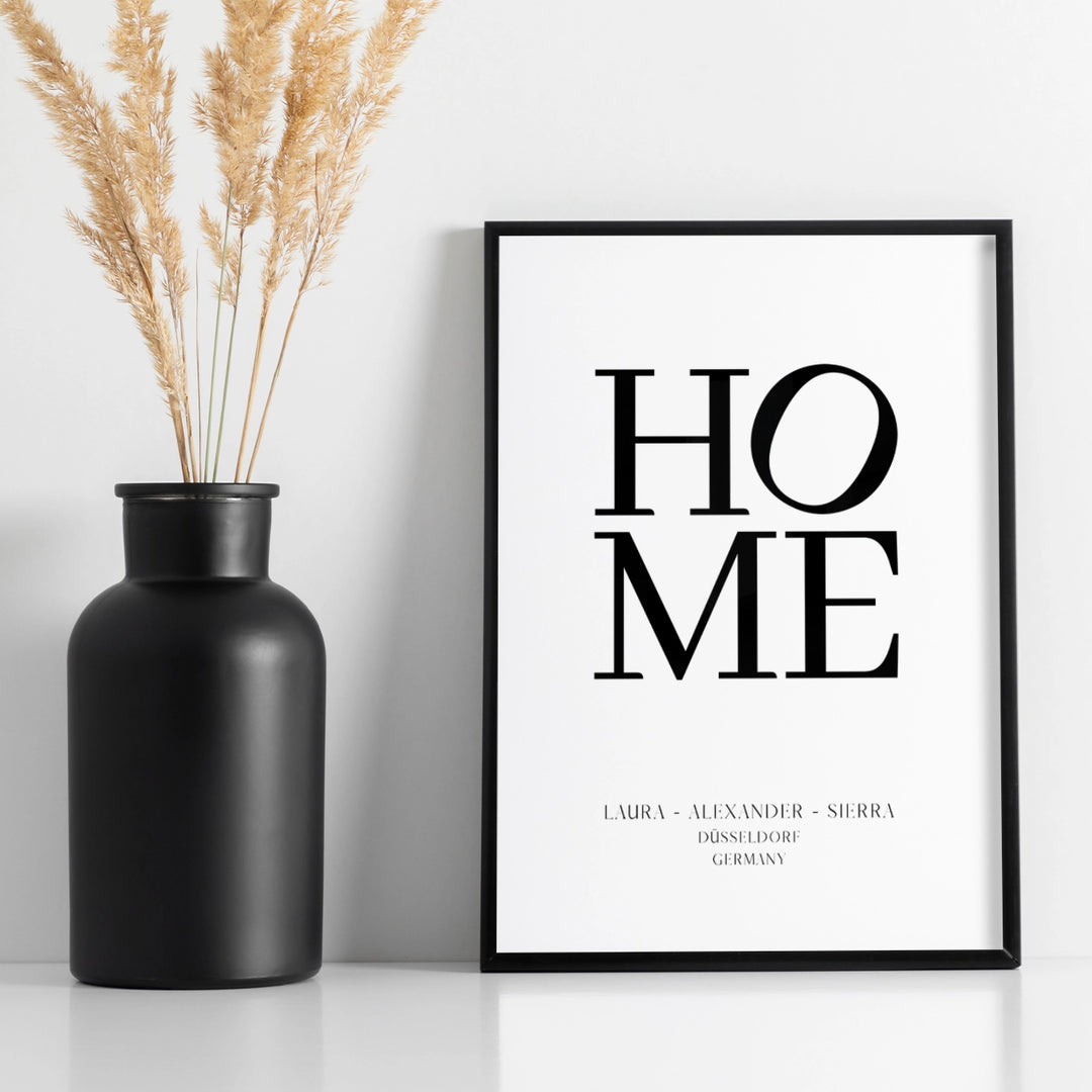 Poster "Home O" famwalls