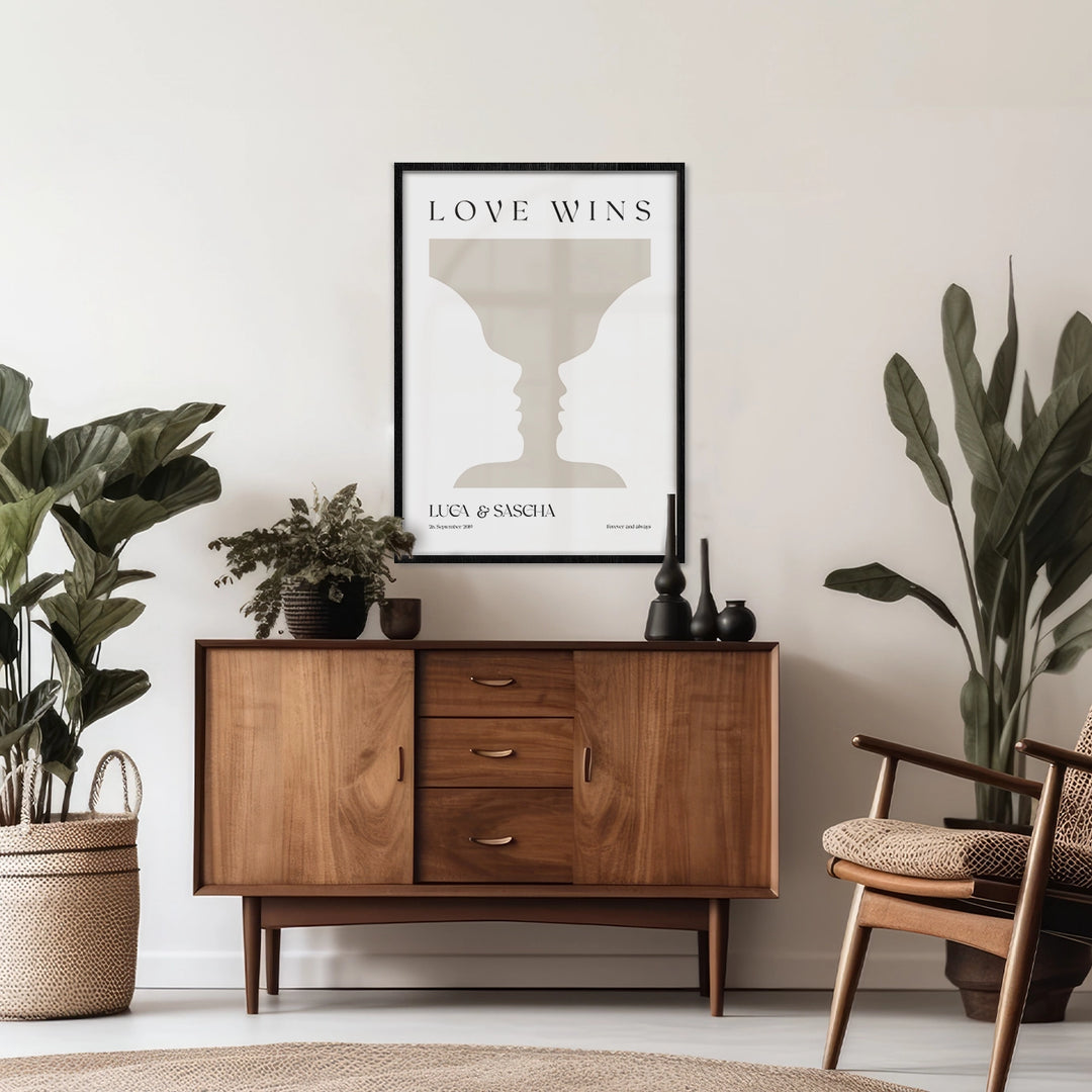 Poster "Love wins" famwalls