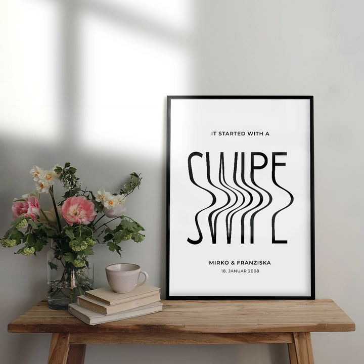 Poster "Swipe" famwalls