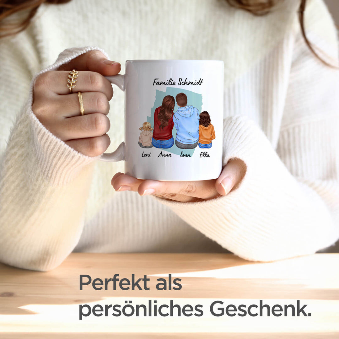 Tasse Familie Cartoon famwalls