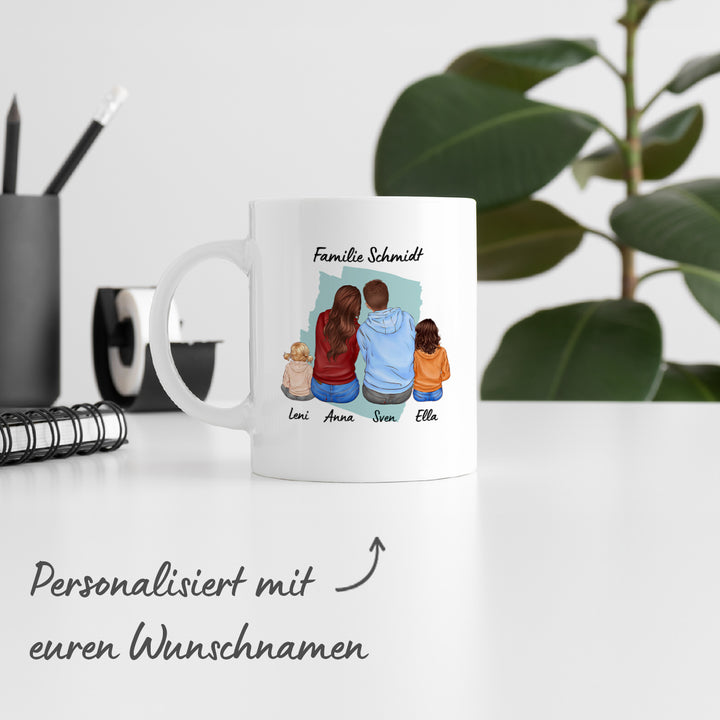 Tasse Familie Cartoon famwalls