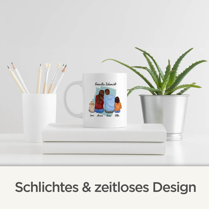 Tasse Familie Cartoon famwalls