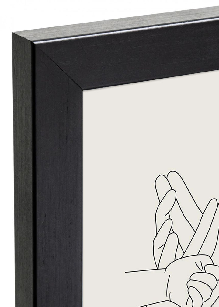 Cadre en bois haut de gamme 50x70cm