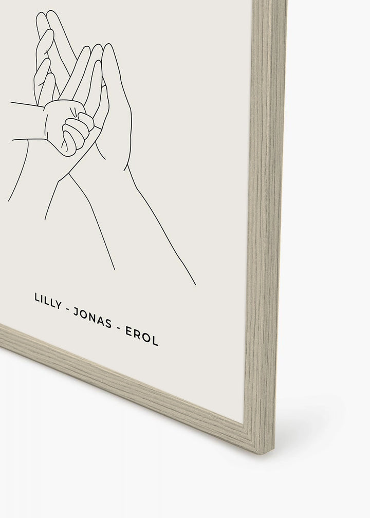 Cadre en bois haut de gamme 50x70cm